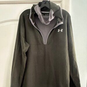 UnderArmour Olive Green Running Pull-over/ Quarter zip Jacket